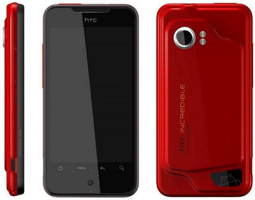 4月29日发布  800万旗舰HTC Incredible亮相官网