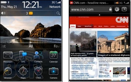 BlackBerry OS 6.0用户界面遭曝光