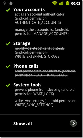 五种控制Android应用的权限的方法