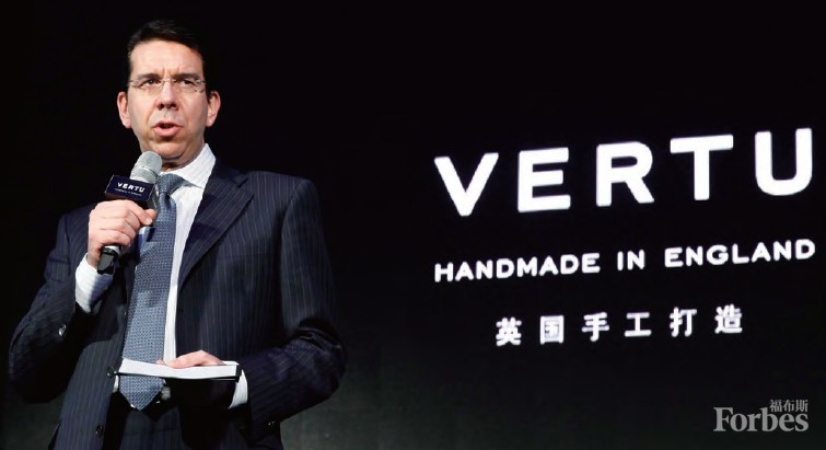 Vertu新任全球首席执行官Massimiliano Pogliani。