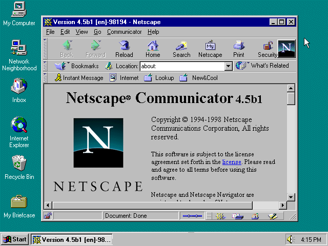 网景浏览器（Netscape）